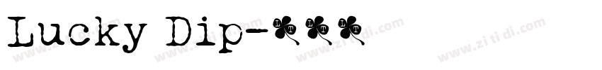 Lucky Dip字体转换